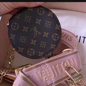 Louis Vuitton pink multi pochette